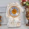 ĐỒNG HỒ ĐỂ BÀN DÁT VÀNG 24K